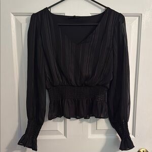 Elegant Black Women's Top